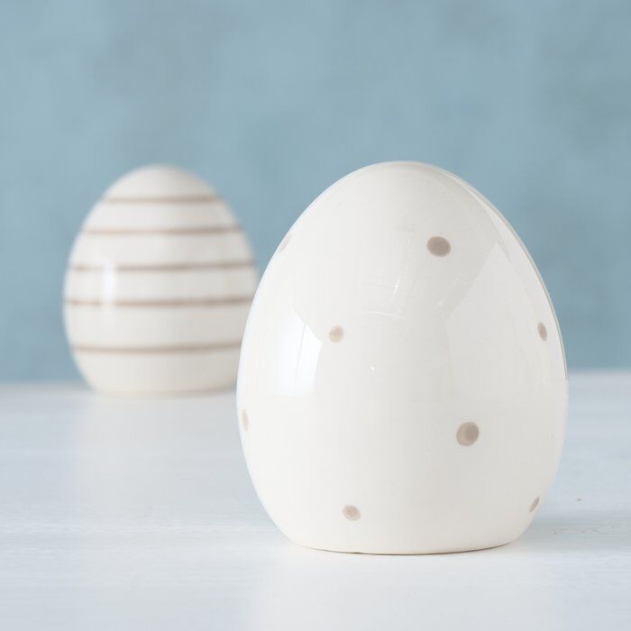 Ambientebild-xdWHK9eL-large Dekofigur Ei Finn beige 8cm Streifen