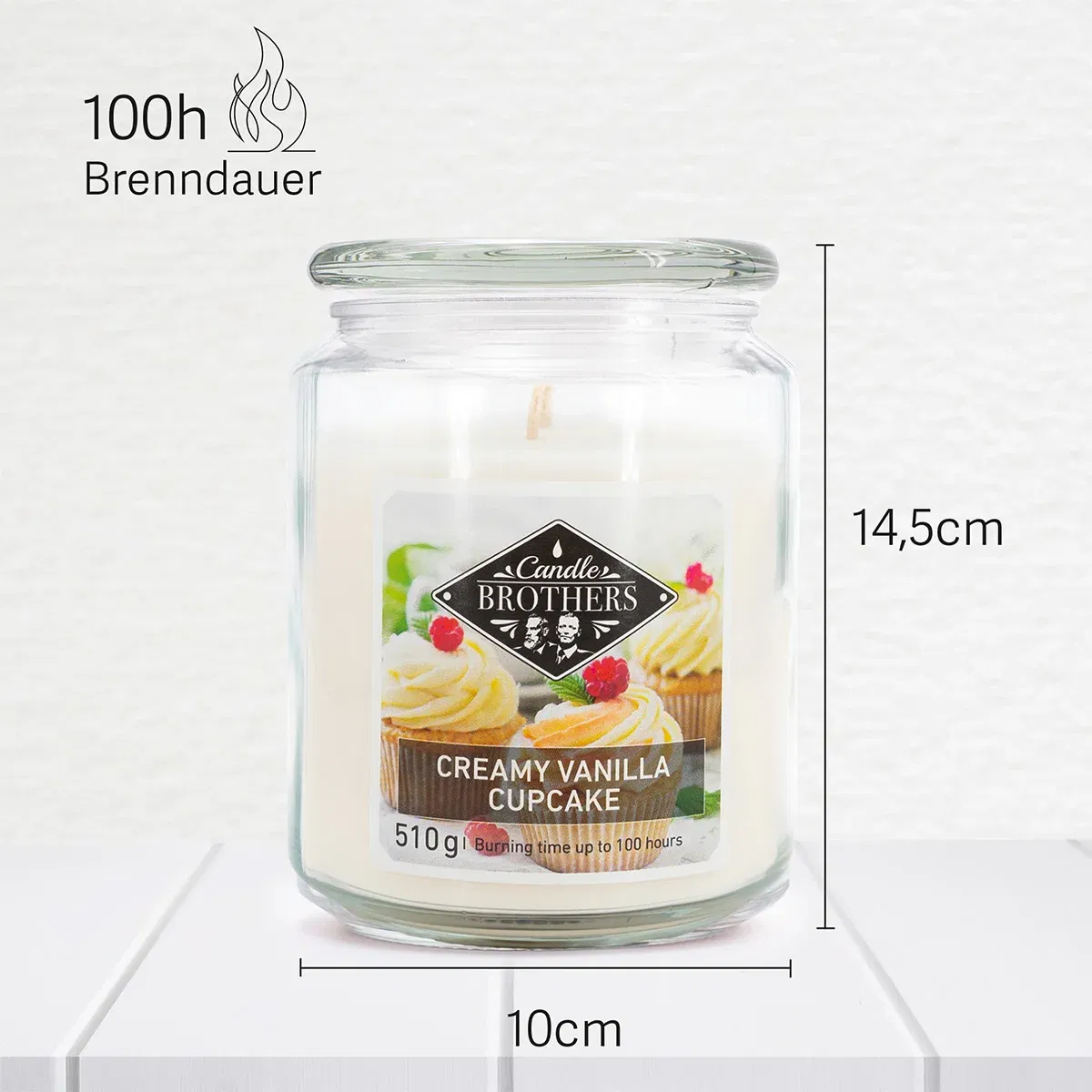 Creamy Vanilla Cupcake 510g Candle Brothers Duftkerze