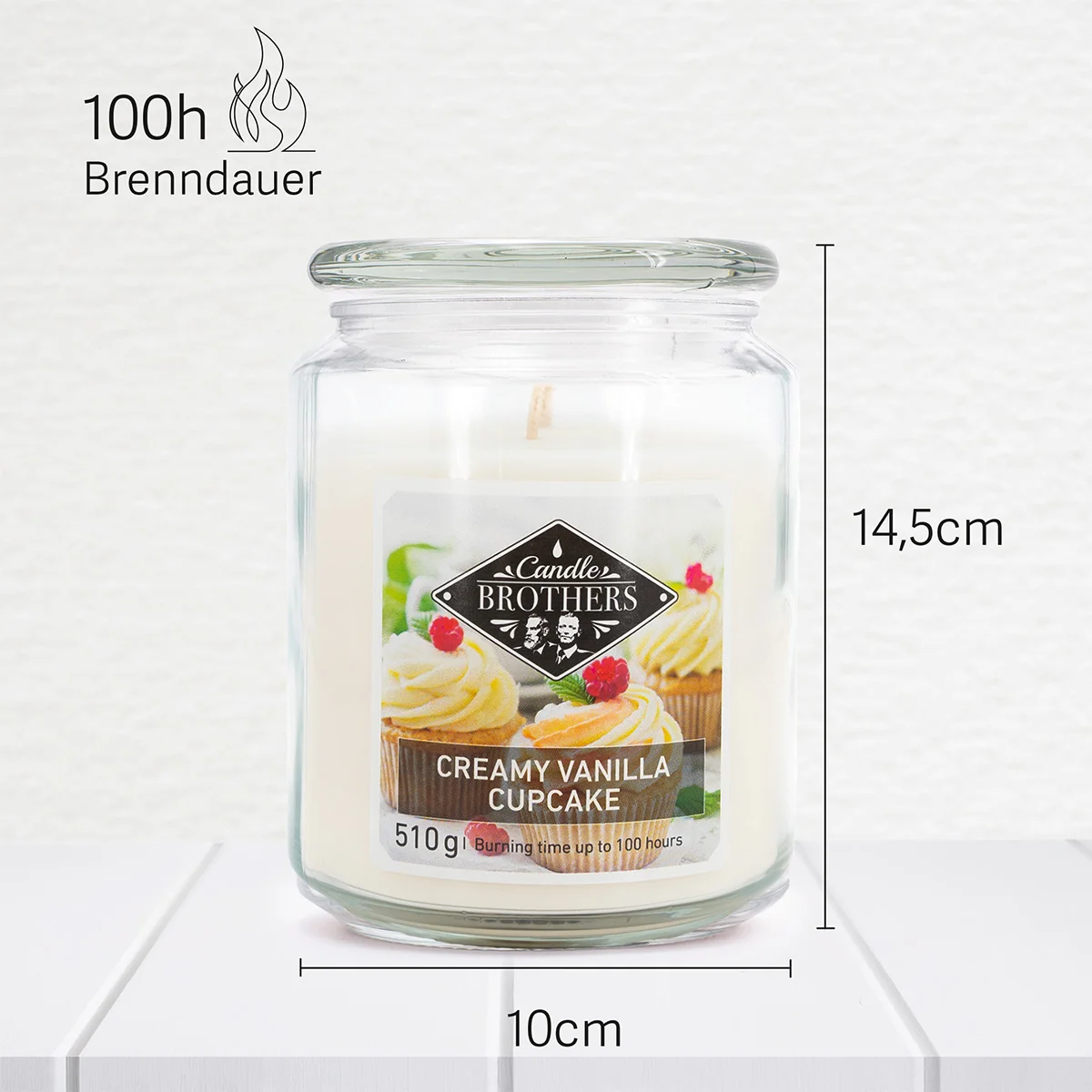 Creamy Vanilla Cupcake 510g Candle Brothers Duftkerze Creamy Vanilla Cupcake 510g Candle Brothers Duftkerze