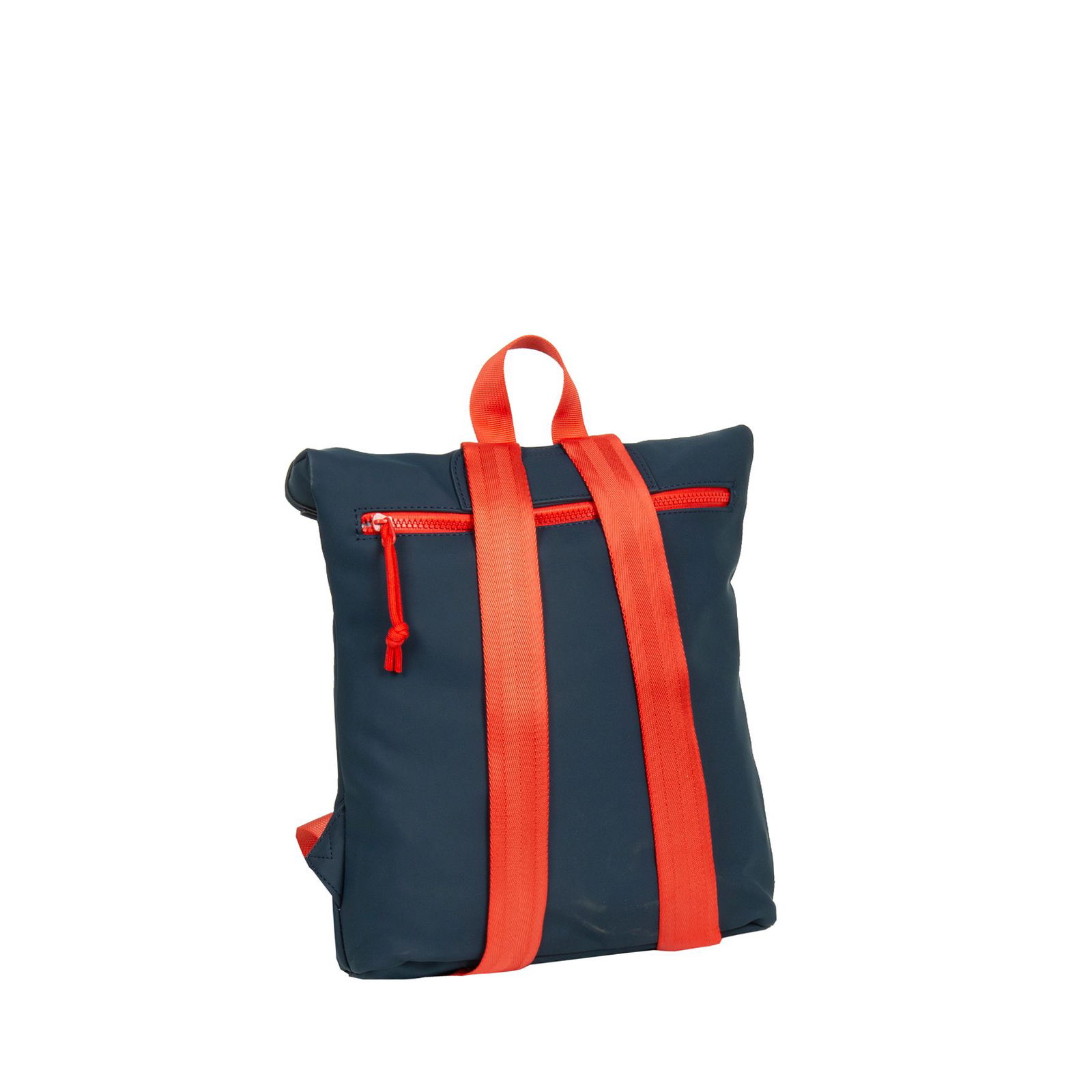 Tim - Los Angeles Rolltop Mini Rucksack navy/rot