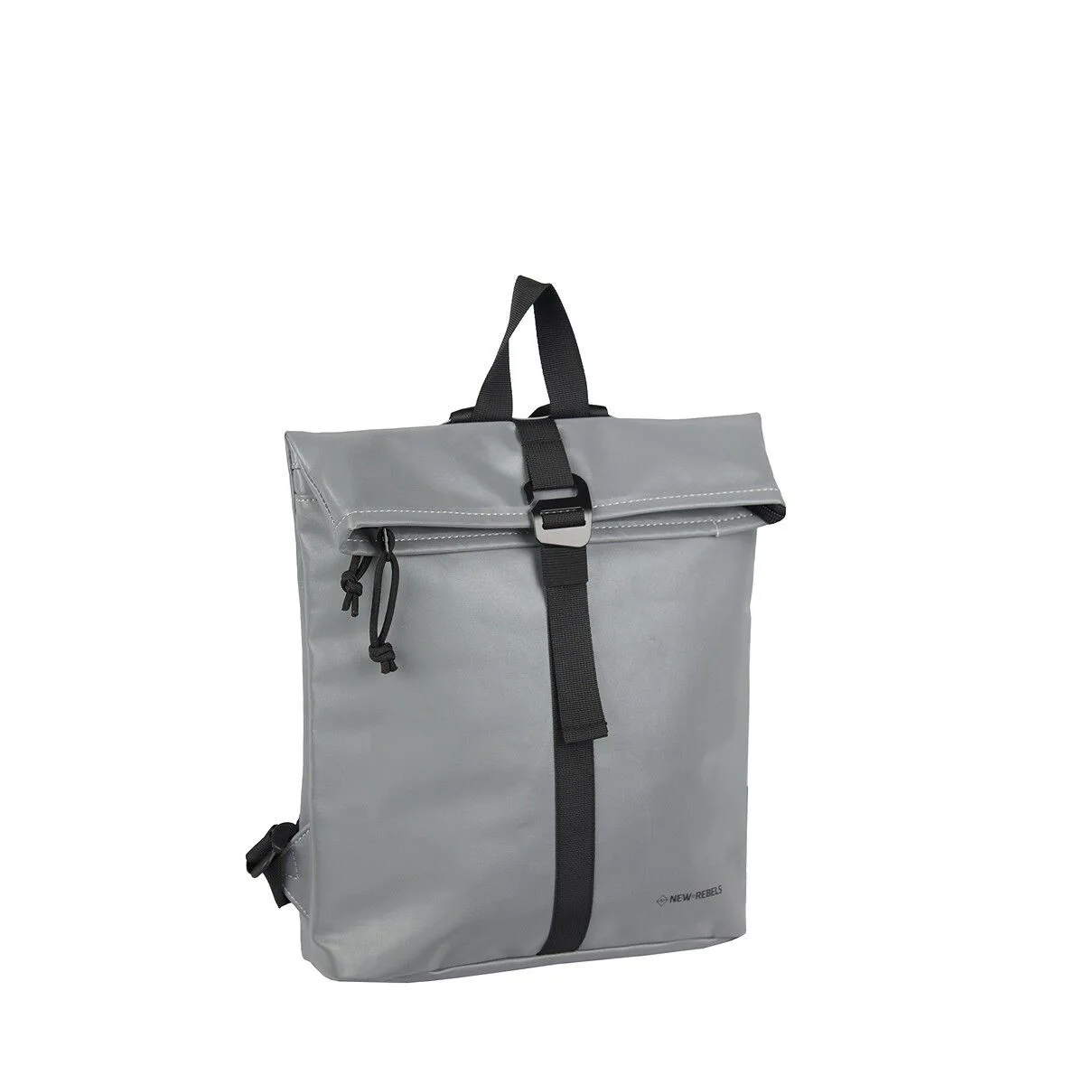 0324ACCAF83B3641842C70DF8A9F66C8E4387AE3 Reflect - Los Angeles Rolltop Mini Rucksack silber