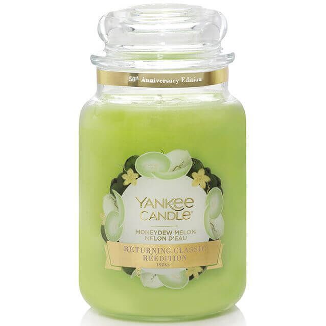 Honeydew-Melon-W-Neckband Honeydew Melon 623g von Yankee Candle