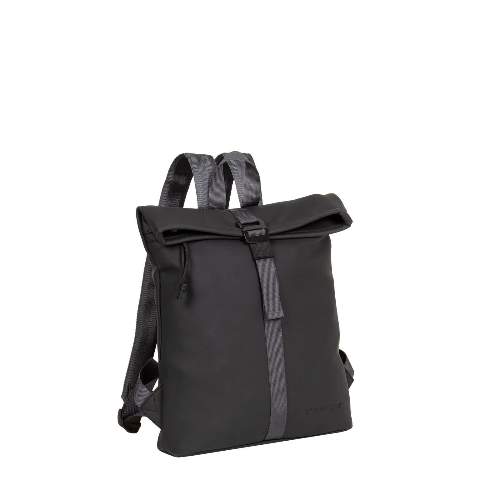 KKu9324U Tim - Los Angeles Rolltop Mini Rucksack schwarz