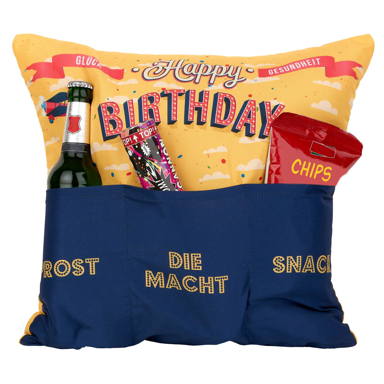 Sofahelden Kissen Happy Birthday RETRO