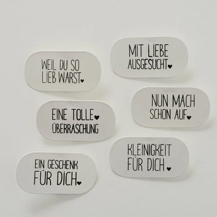 Detailbild-wOYBkIr6-large Anhänger für Geschenke 6 Stück weiß