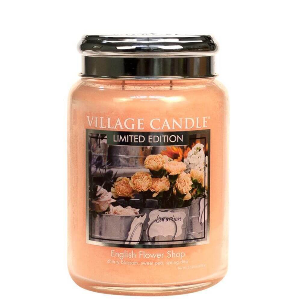 English Flower Shop 626g von Village Candle