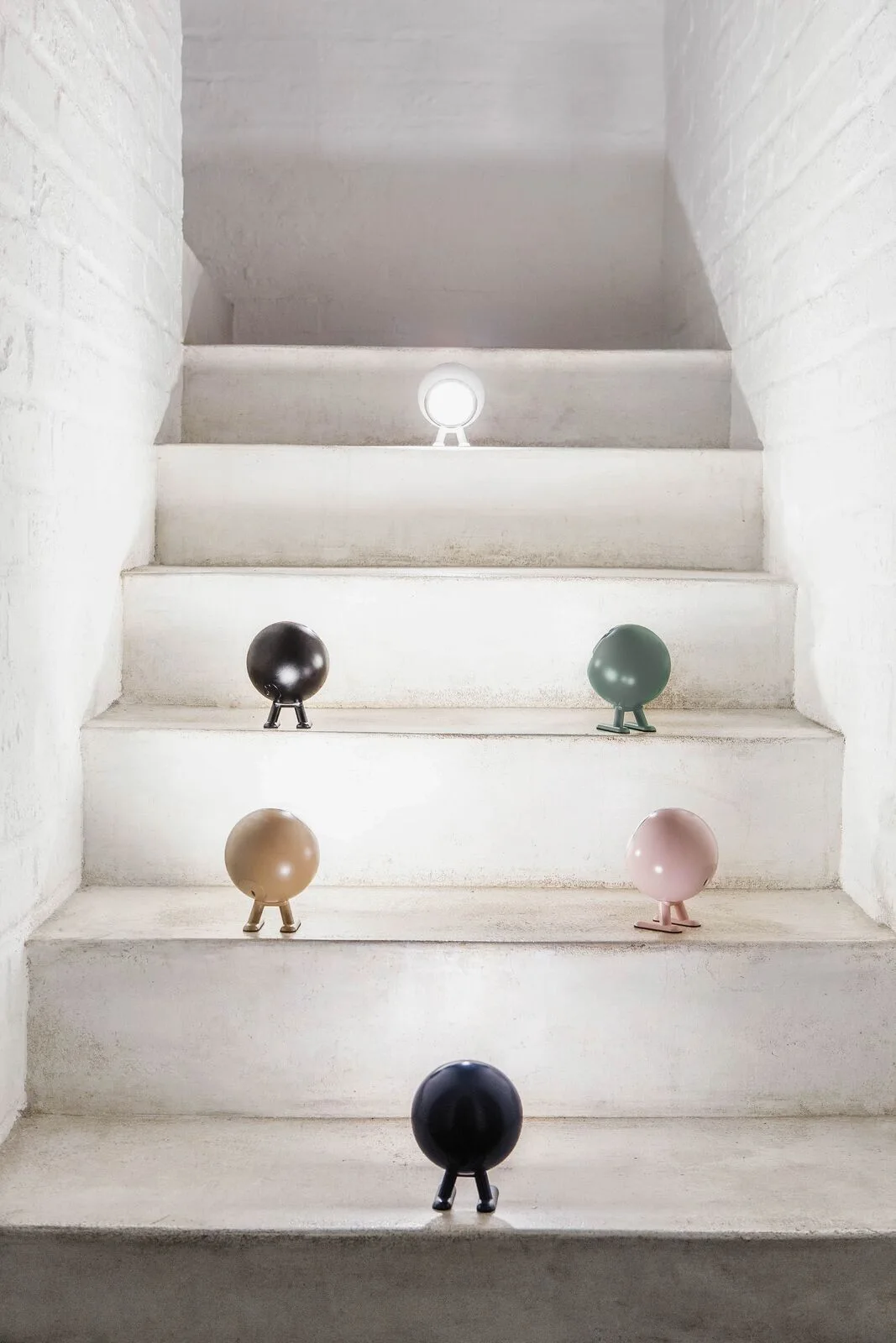 Norbitt 3.0 LED Lampe Mushroom Brown Sphäre, Gebäude, Haus, Wohnen, Treppe