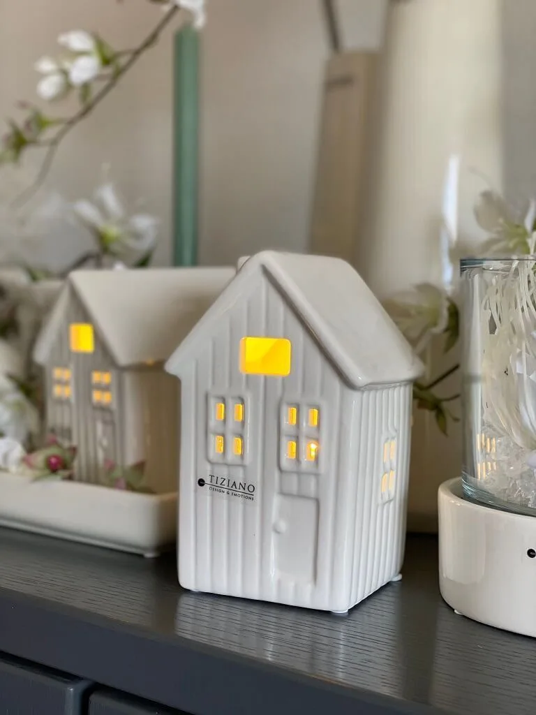 Lichthaus Partina hoch 13cm LED cremeweiß Lichthaus Partina hoch 13cm LED cremeweiß