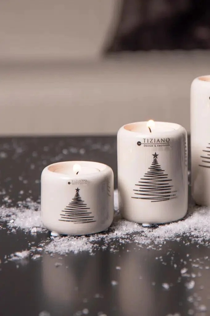 bellagio-baum-kollektion Teelichthalter Bellagio Baum 8cm cremeweiß