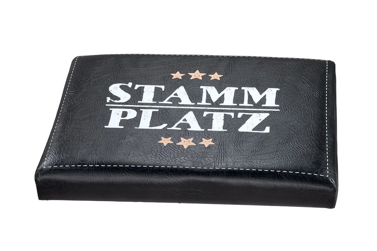 Sitzpolster "Stammplatz" schwarz Sitzpolster "Stammplatz" schwarz