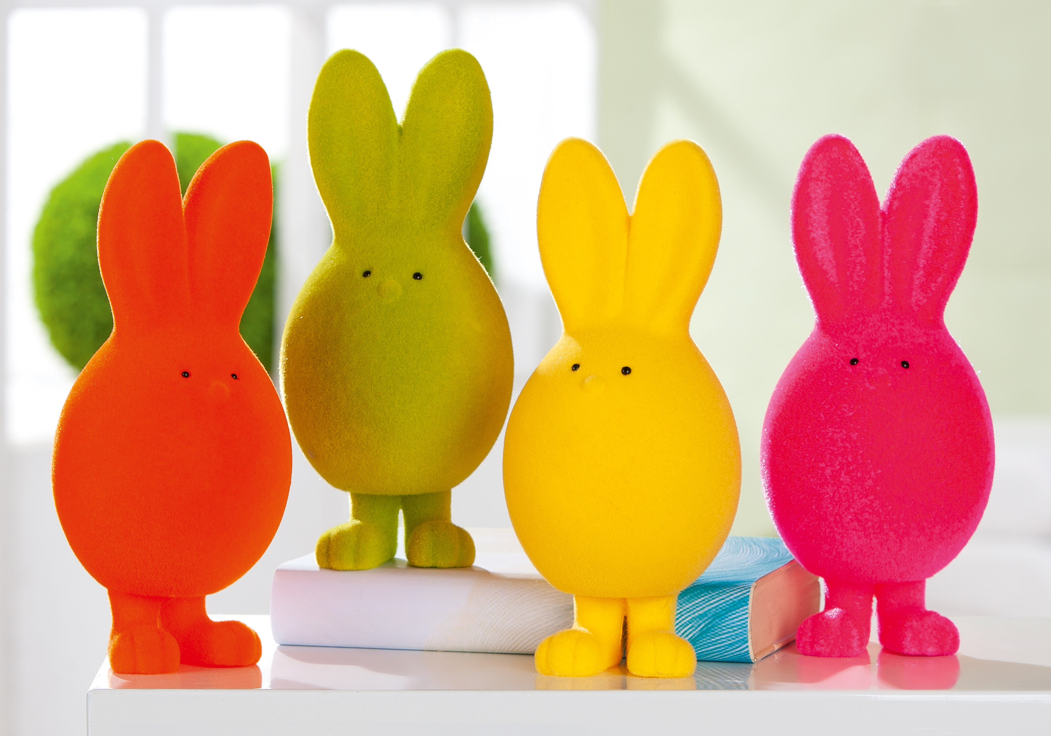 Dekofigur Hase Egbert grün 18,5cm