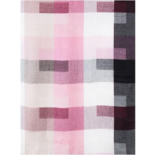 32 Jaquard Schal Multi Rose 032