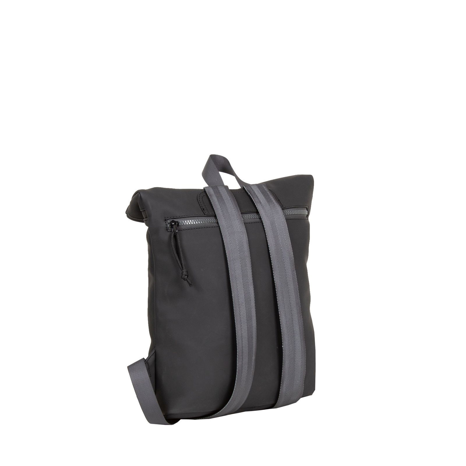 Tim - Los Angeles Rolltop Mini Rucksack schwarz