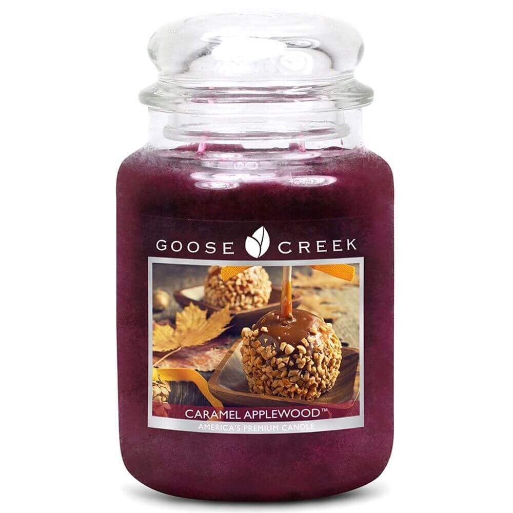 ES26323-Caramel-Applewood-24oz-Jar Goose Creek Candle Caramel Applewood 680g