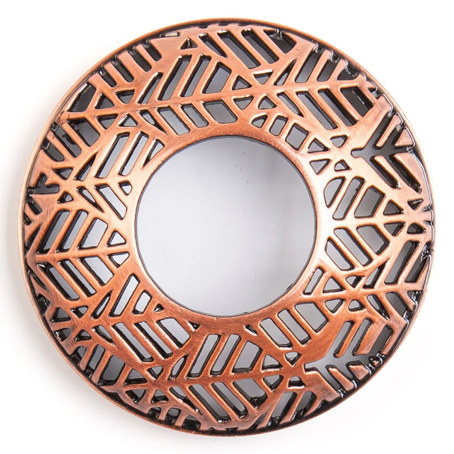10019 Copper Leaves Candle-Lid