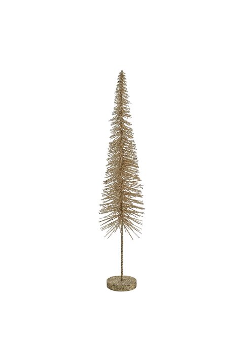 Seoul Deko Tannenbaum mit Glitzer gold 49cm