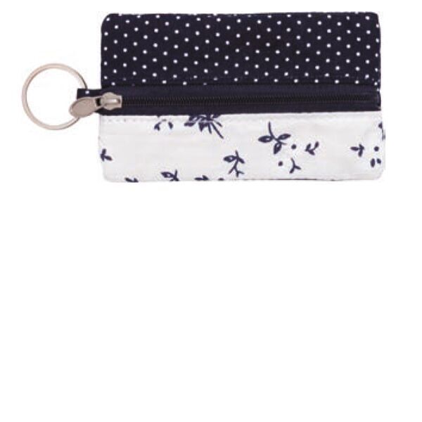 2022-266-008 Patchwork Schlüsseletui 008 (nature blue)