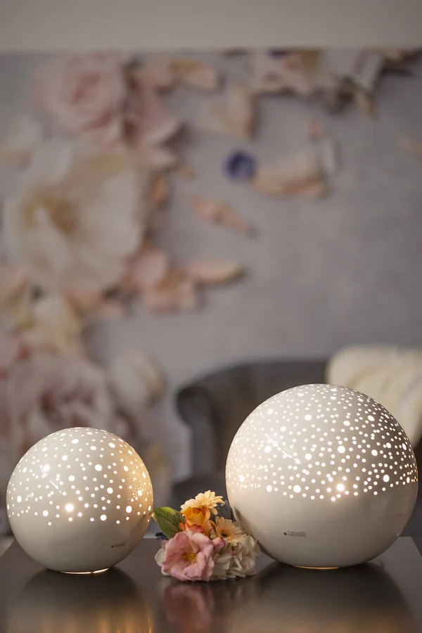 Lampe - Lichtkugel Padova 20cm LED creme