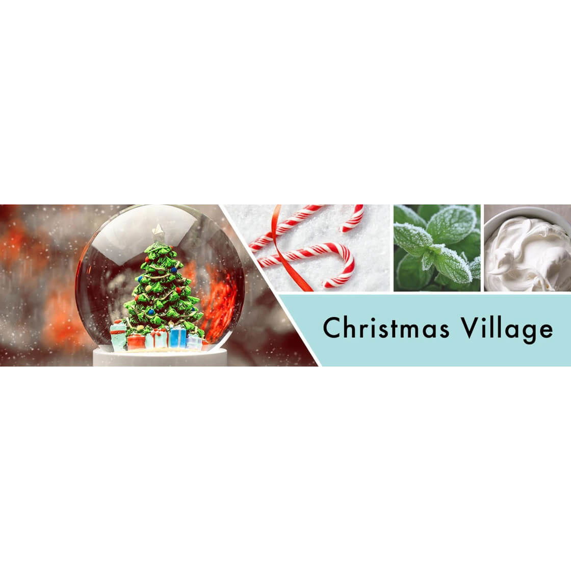Christmas Village 411g (3-Docht)
