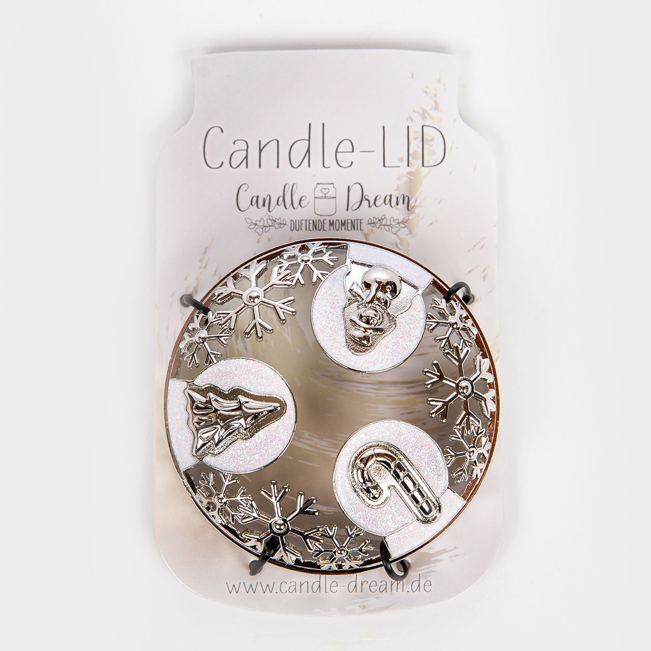 A Magical Winter Candle-Lid