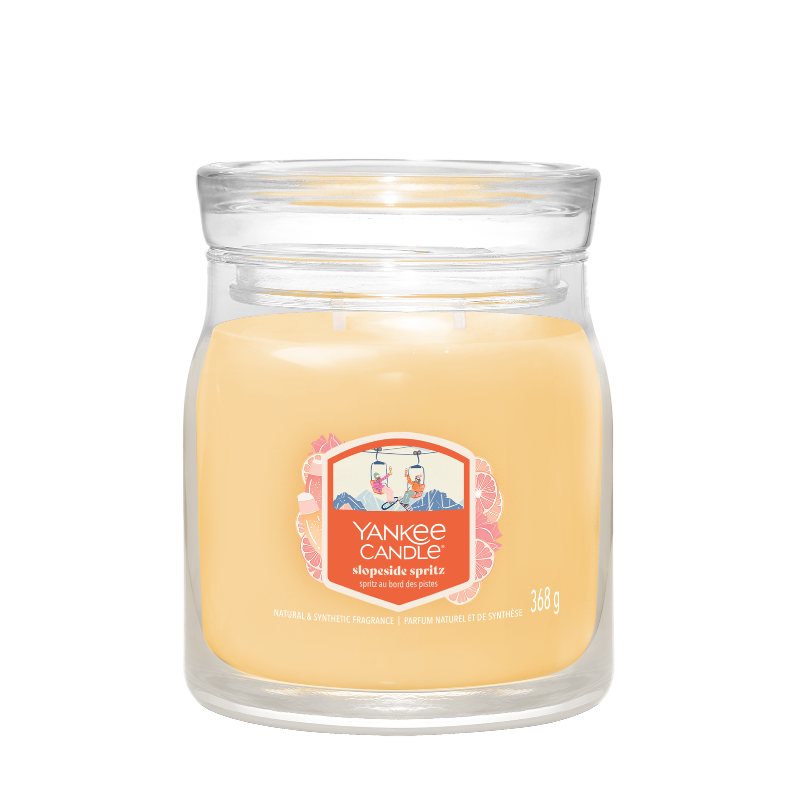 Slopeside Spritz Signature Medium Jar 368g 2-Docht
