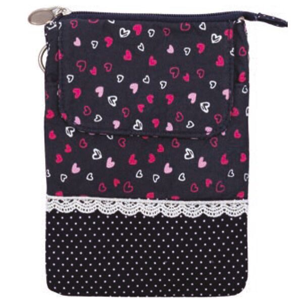 2022-266-087 Patchwork Handtasche Umhängetasche 087 navy