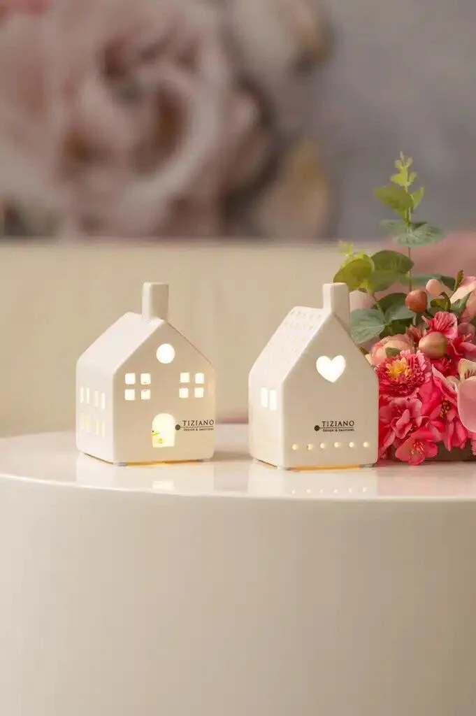 biaza-herz-kreis Haus Biaza Kreis 11cm LED cremeweiß