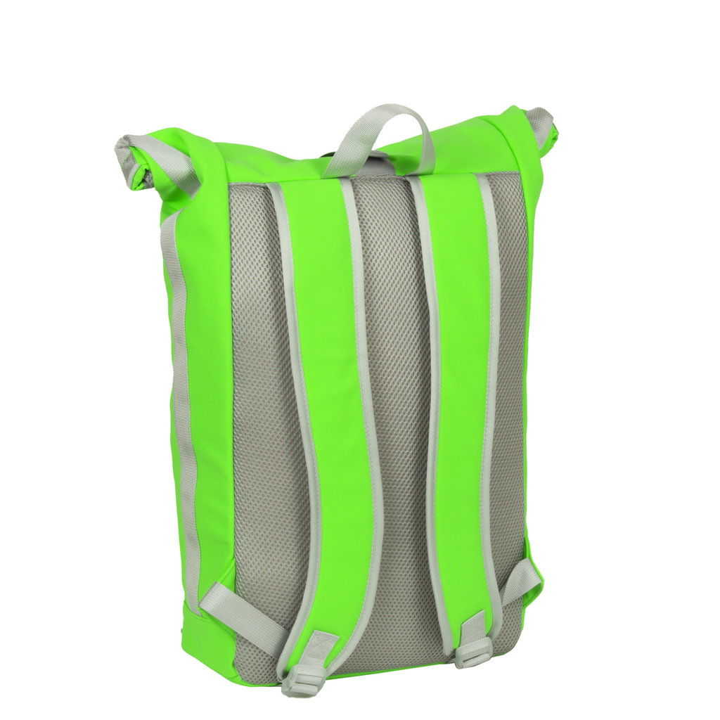 Mart - New York Rolltop Rucksack neon grün