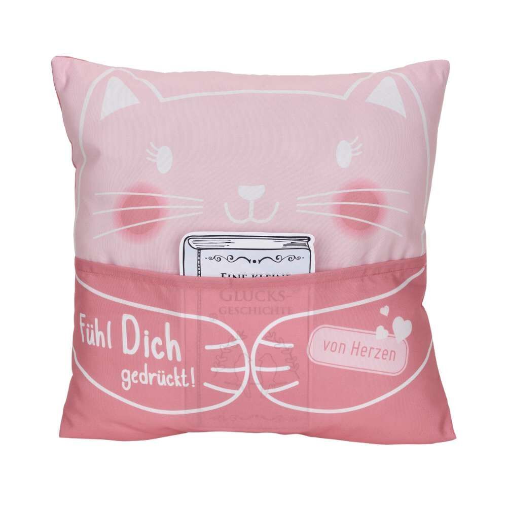 Sofahelden Kids Umarmung Katze Kissen, Dekoration für Zuhause, Kopfkissen