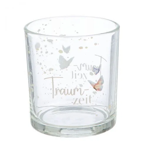 Windlicht Schmetterlingstanz 8cm Variante 1 Krug, Glas, Tasse, Töpferei