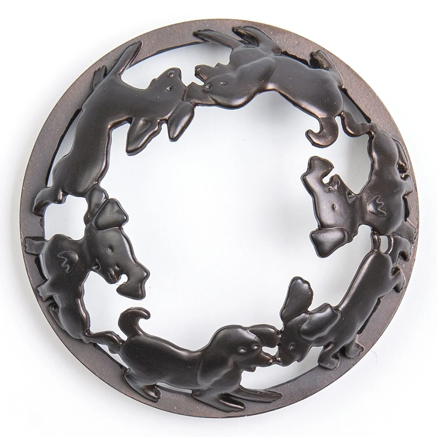 10008 Playful Puppies Candle-Lid