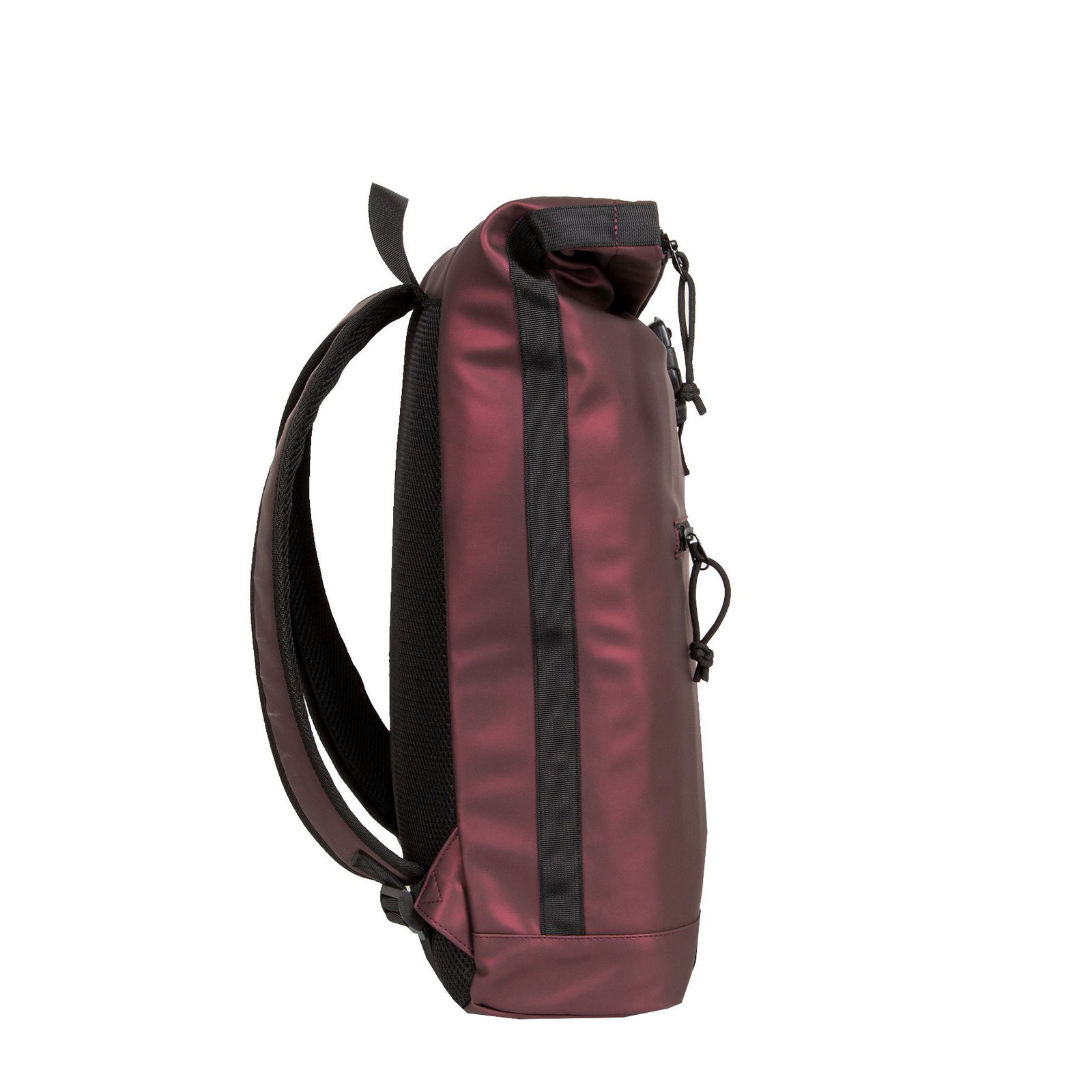 Mart - New York Rolltop Rucksack burgund metallic