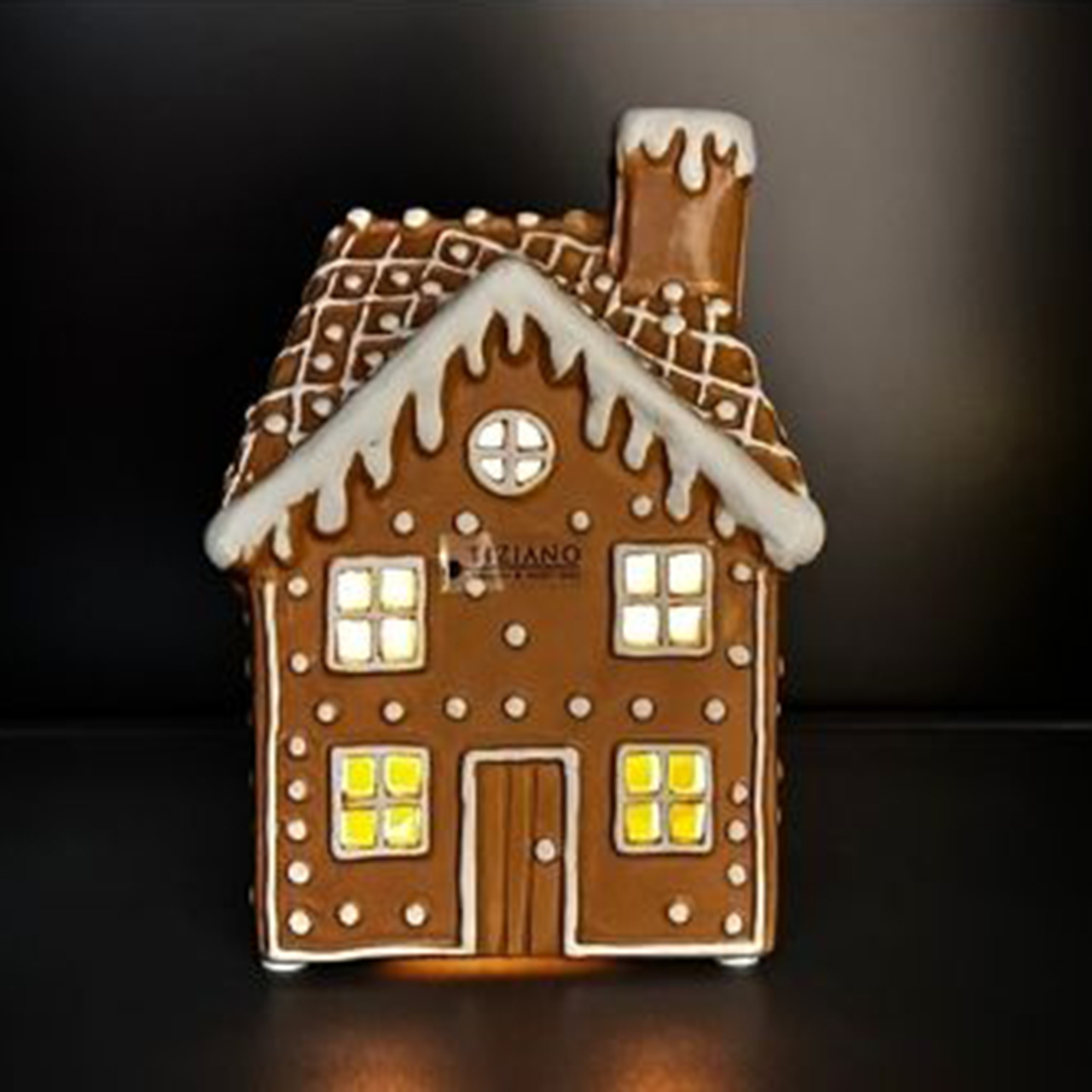 Lichthaus Lebkuchenhaus Piani LED 18cm Lichthaus Lebkuchenhaus Piani LED 18cm