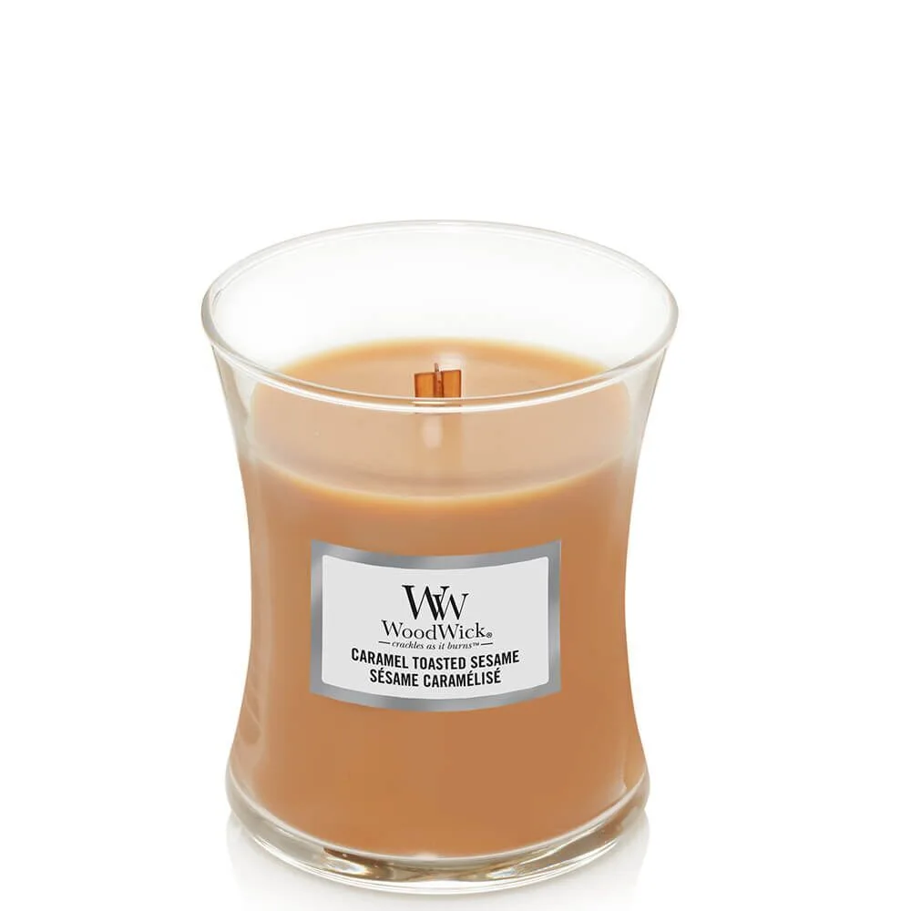 1666269E_1 Caramel Toasted Sesame 275g von Woodwick offen