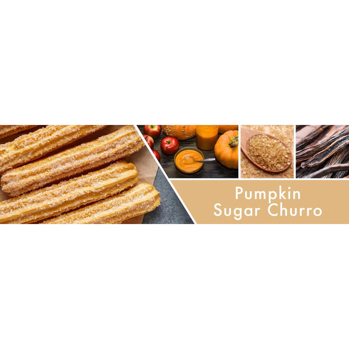 Pumpkin Sugar Churro 411g (3-Docht)