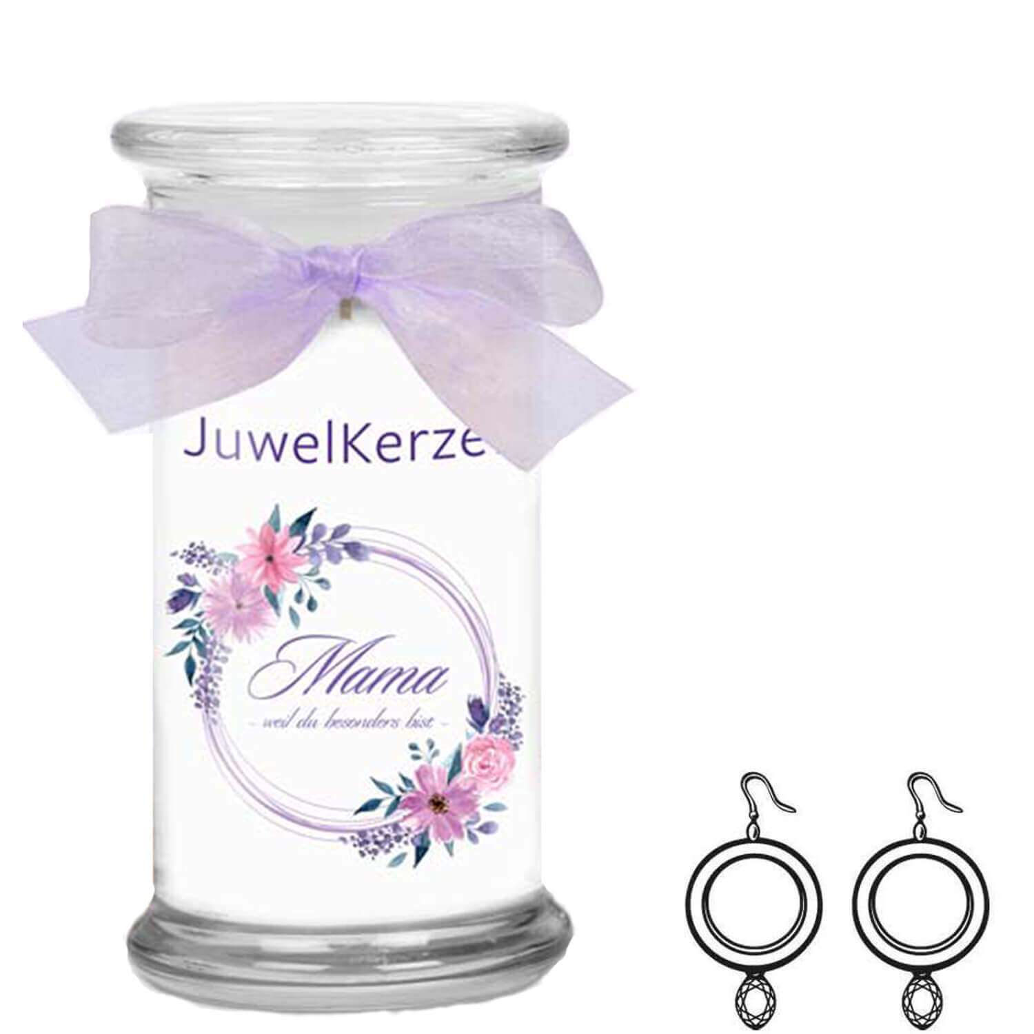 Mama, weil du besonders bist (Ohrringe) Swarovski® Edition 380g