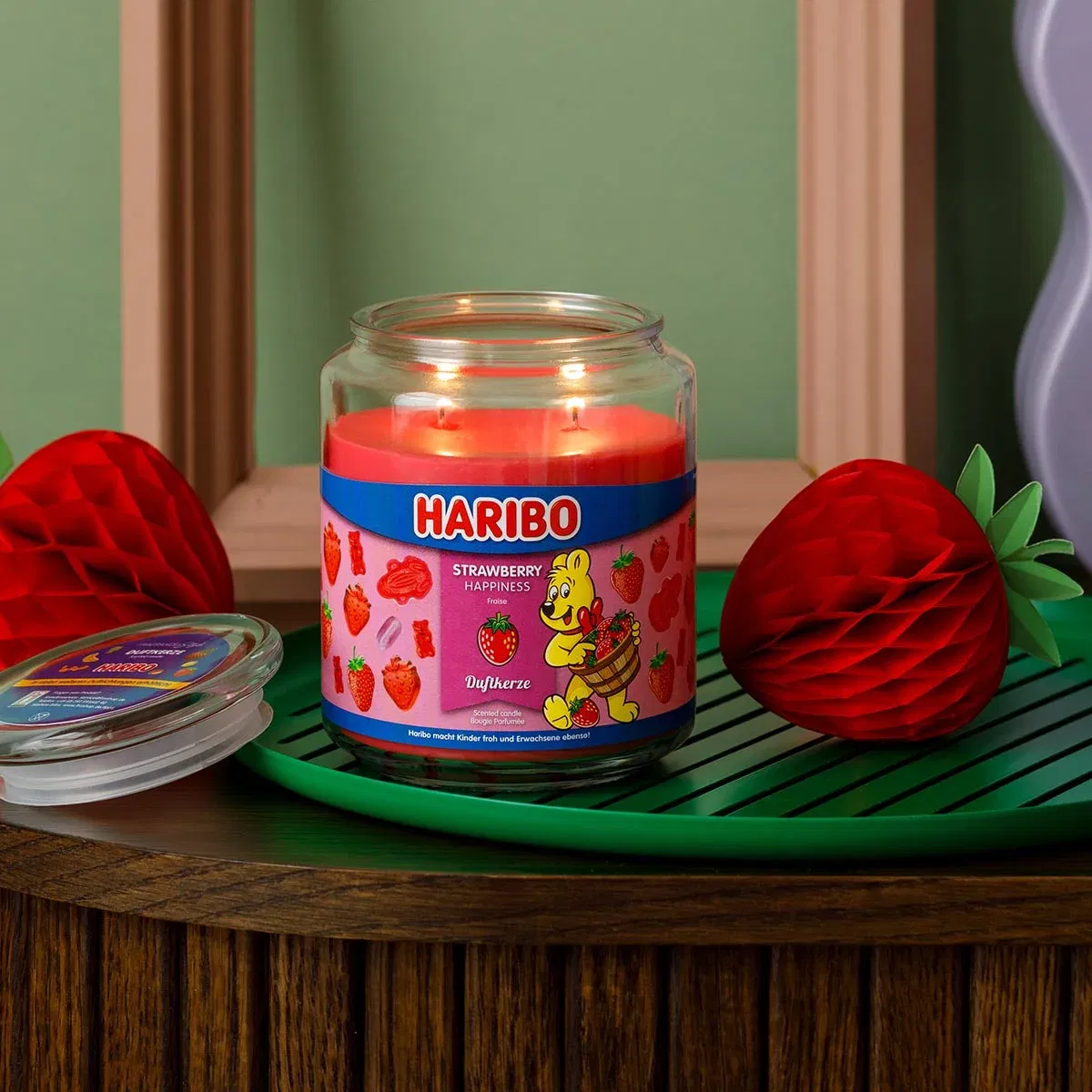 Strawberry Happiness 510g Haribo™ Duftkerze