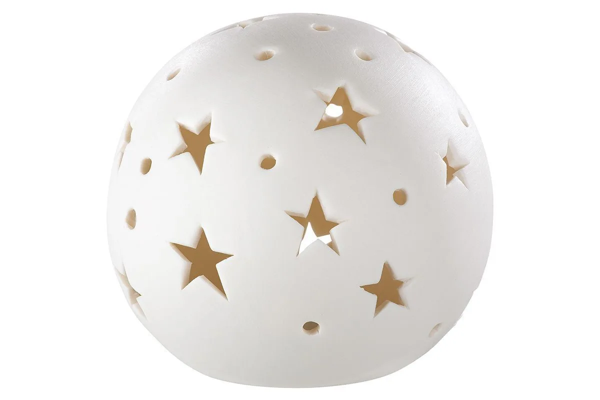 Dekokugel Sternenschauer LED weiß 16cm Dekokugel Sternenschauer LED weiß 16cm