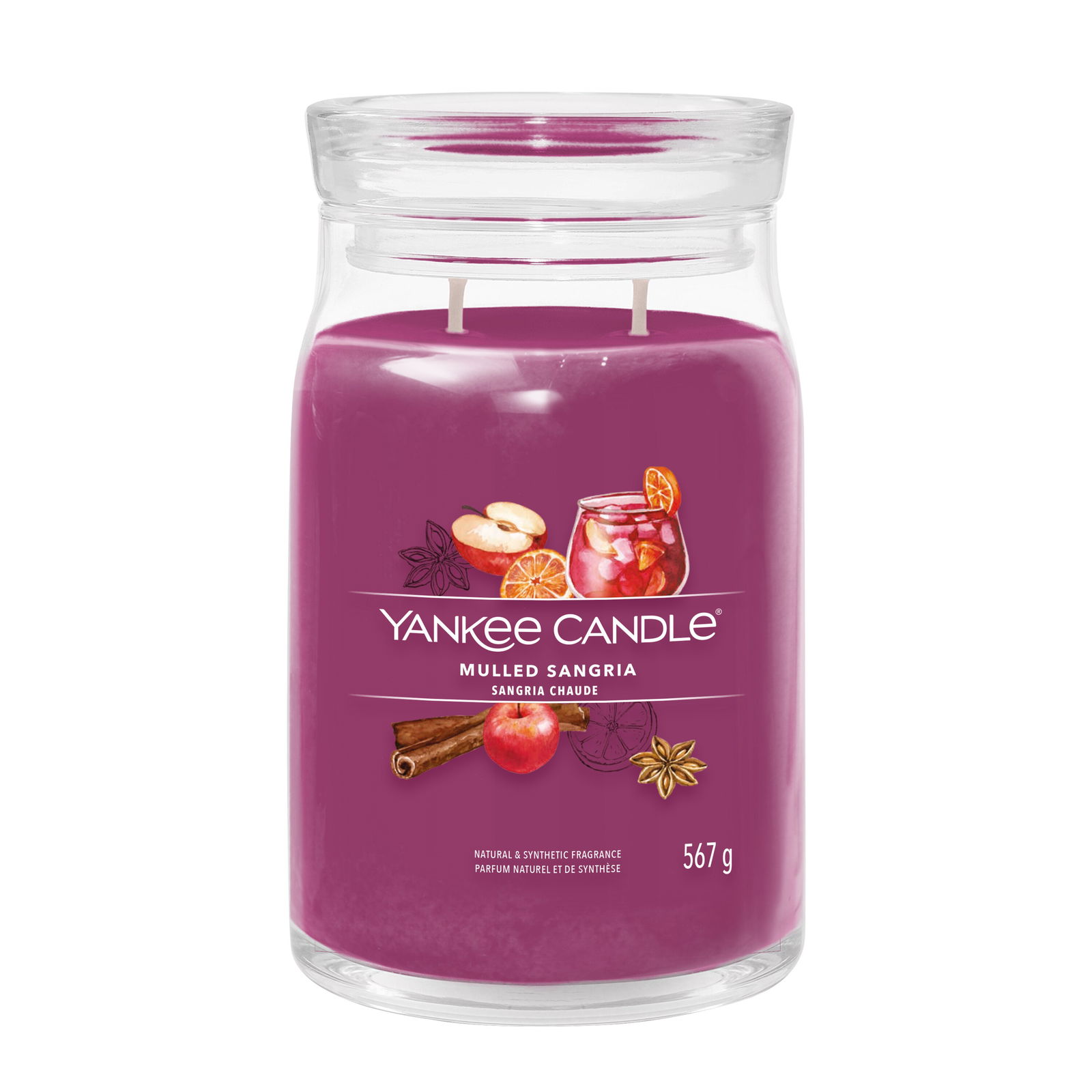 Mulled Sangria Signature Large Jar 567g 2-Docht