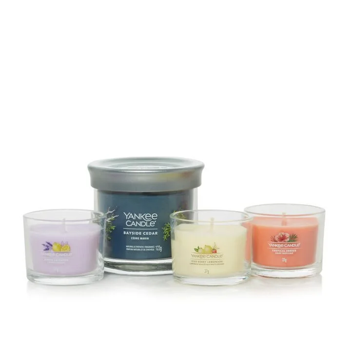 233651125_1746134E_4 3 Glasvotivkerzen à 37g & kleiner Tumbler Geschenkset 2024