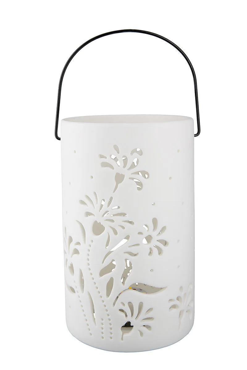 Windlicht Primavera Porzellan 18cm Blume Windlicht Primavera Porzellan 18cm Blume