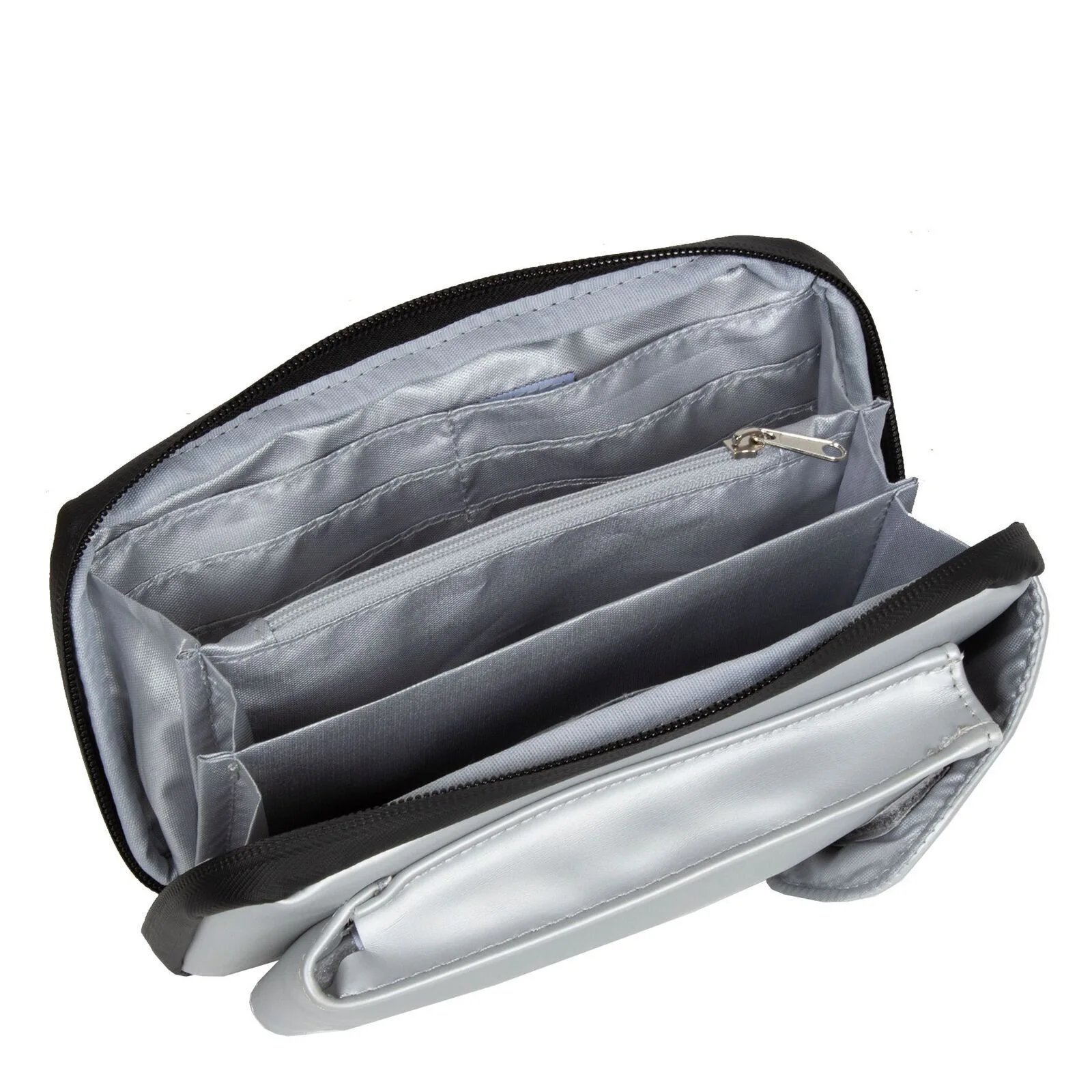 BhzmOew0 Mart - Cincinatti Handytasche mit Geldbörse silber metallic