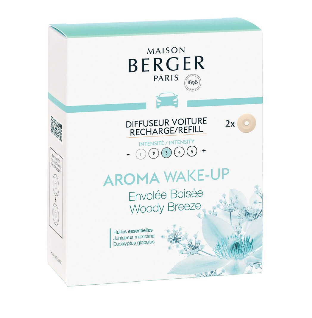 Aroma Wake-Up Set 2 Stück Nachfüller Autoduft
