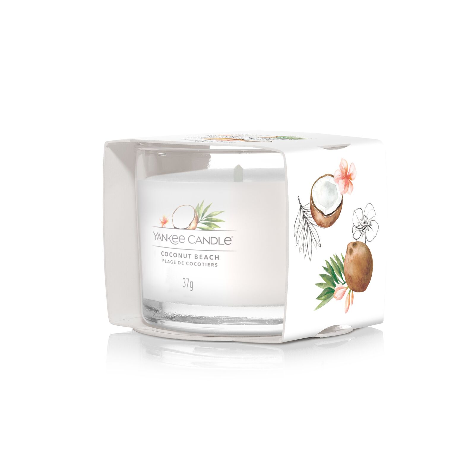Single-Filled-Votive_Angled_Coconut-Beach1 Coconut Beach 37g