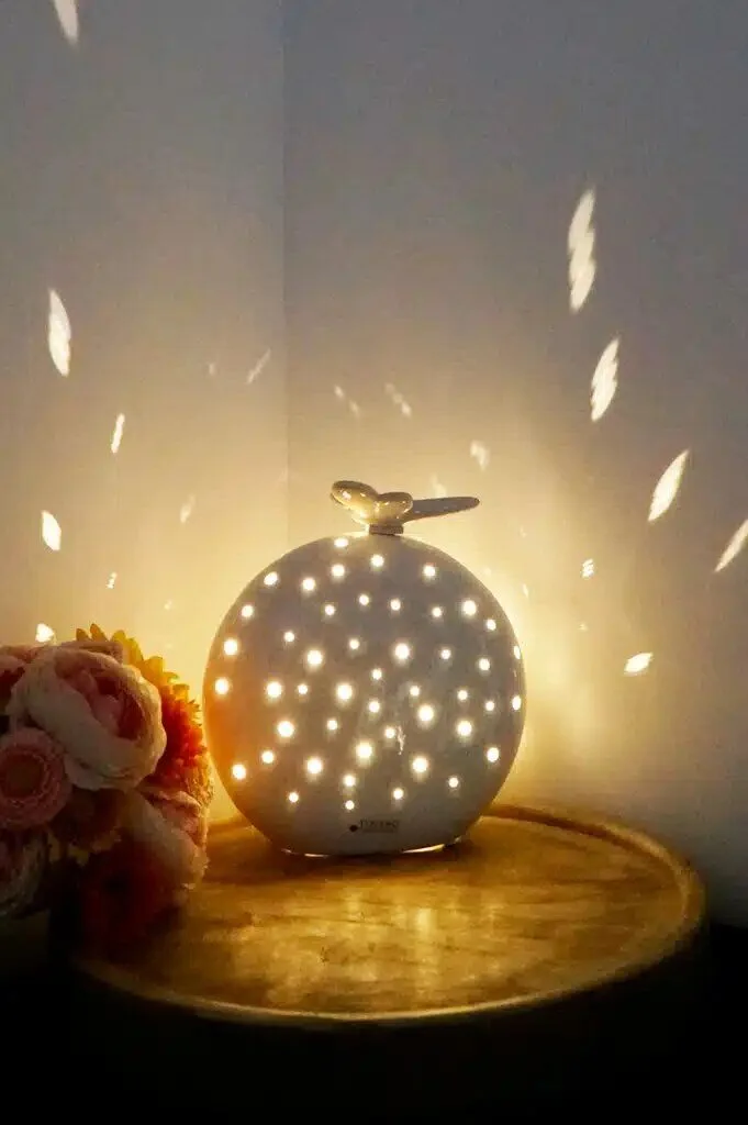 mendini-libelly-licht Lichtkugel Mendini mit Libelly 11,5cm LED cremeweiß