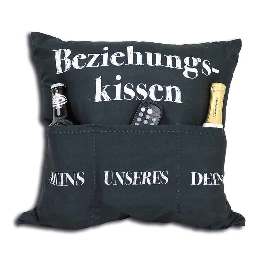 8806_01 Beziehungskissen mit 3 Einstecktaschen