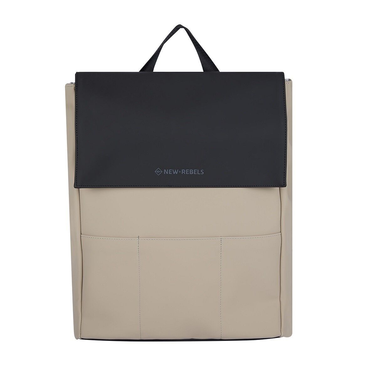 2DAB9834A7469F5AB5A096165A803DFD7D85D1B9 Fane - Lincoln Flap Rucksack 17L schwarz/beige