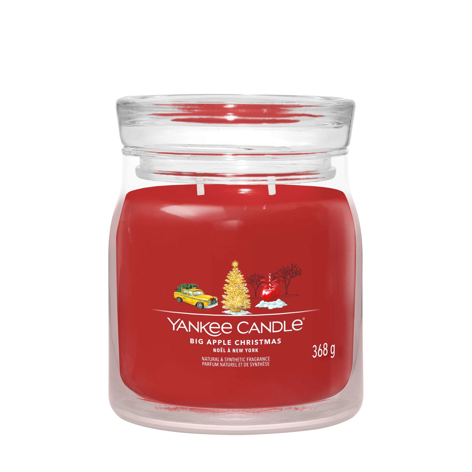 Big Apple Christmas Signature Medium Jar 368g 2-Docht