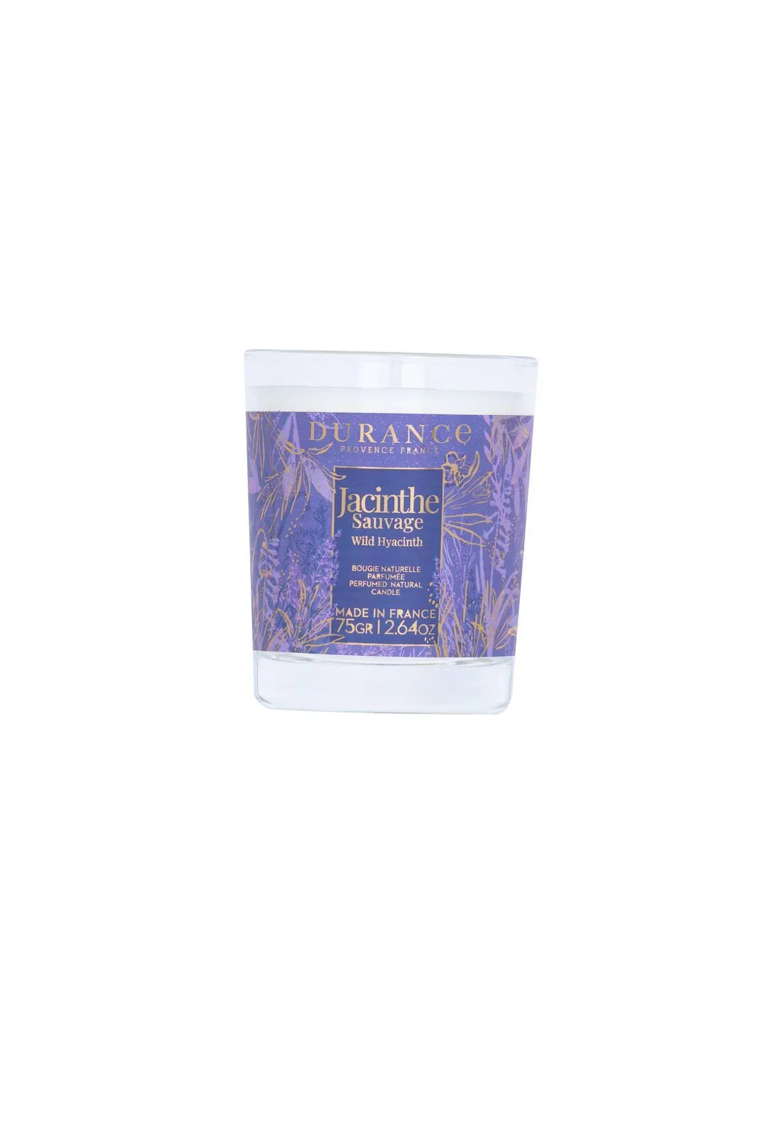 Wilde Hyazinthe Duftkerze 75g Kräuter, Pflanze, Blume, Lavendel