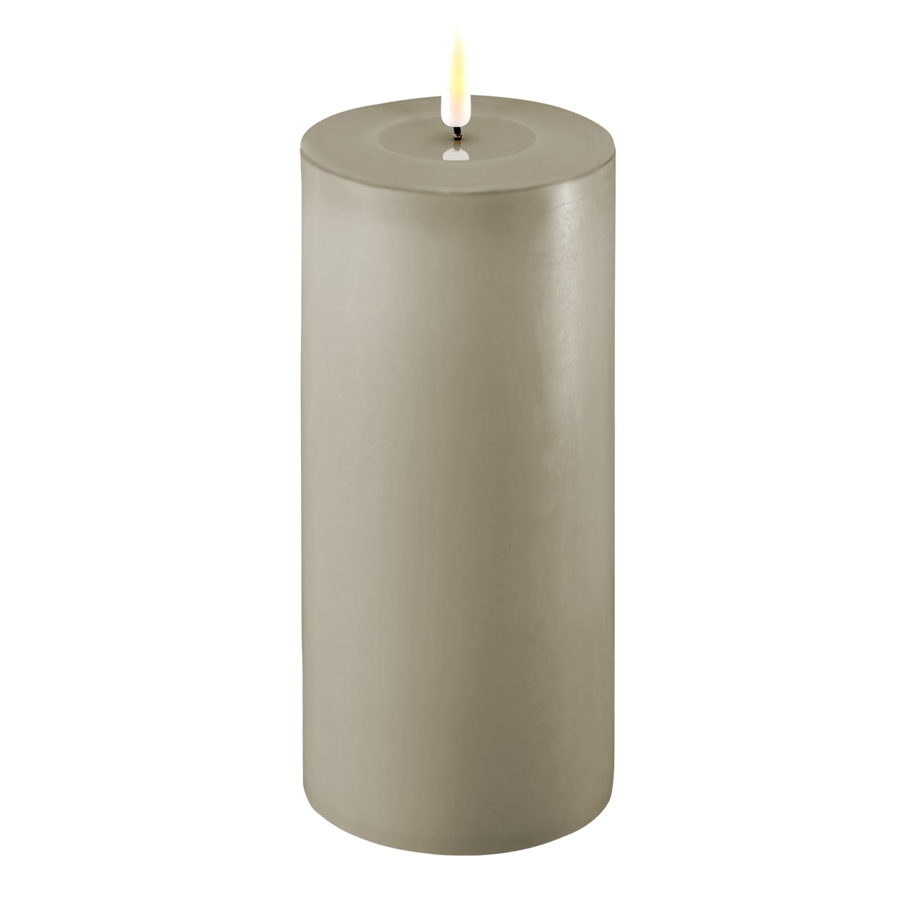 2021-RF-0287 Stumpenkerze LED sand 10 x 20cm